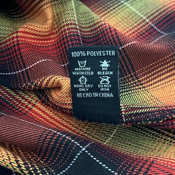 Dixxon Womens Hatebreed Flannel Shirt 2X - Picture 15 of 16